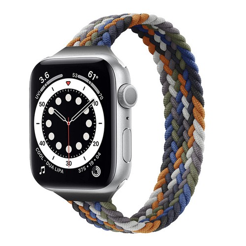 For Apple Watch Ultra 49mm Braided Solo Loop Band iWatch 9 8 7 6 5 SE 38mm/45mm - Picture 7 of 20