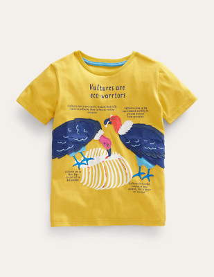 NWT Mini Boden Flutter Fun Facts T-shirt