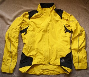 yellow bike jacket