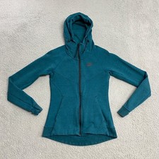 Nike Tech Fleece Windrunner Hoodie Womens XS Blue Zip Up Casual 683794-307