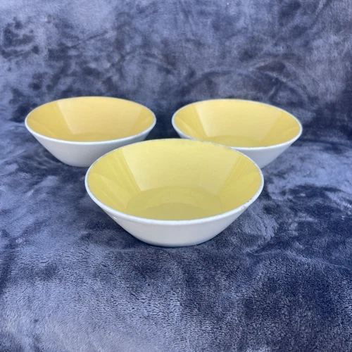 Vintage Mikasa Ben Seibel Duplex 5 1/2” Cereal Bowls Set Of 3