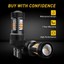 AUXITO Amber Yellow 7443/7440 LED Front Turn Signal Bulbs - No Hyper Flash, 2-Pack 6 thumbnail image
