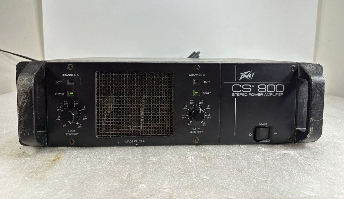 PEAVEY ピーヴィー CS-800 パワーアンプ 最大出力260W+260W PEAVEY CS-800 POWER AMPLIFIER | eBay