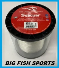 SEAGUAR RED LABEL 100% Fluorocarbon 15lb/1000yd 15RM1000 NEW! FREE USA SHIPPING!