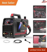 Efficient Dual Voltage Plasma Cutter, 55Amp with Built-In Post Flow Protection