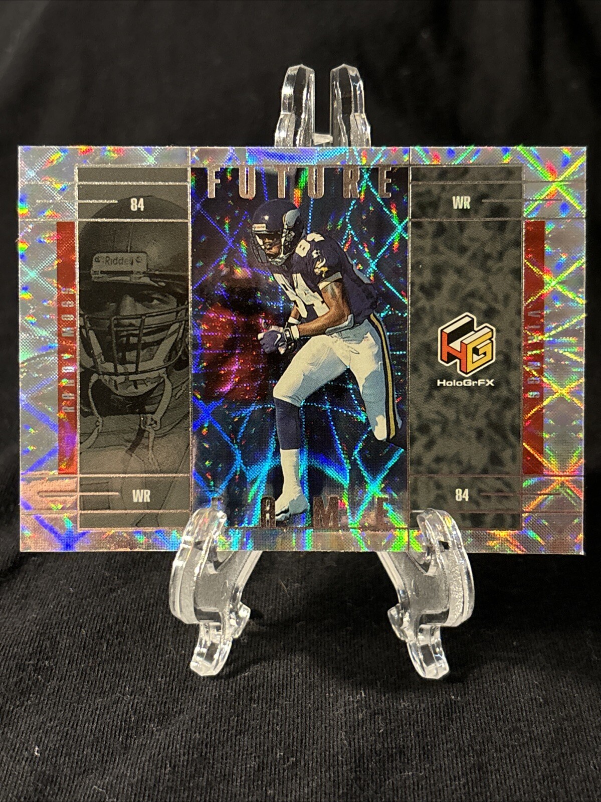 1999 Upper Deck HoloGrFX Randy Moss Future Fame Minnesota Vikings #FF4 JH