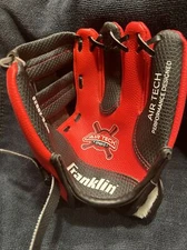 Franklin Air Tech Baseball Glove Sports Kids Youth 8.5” Red Black Strap.