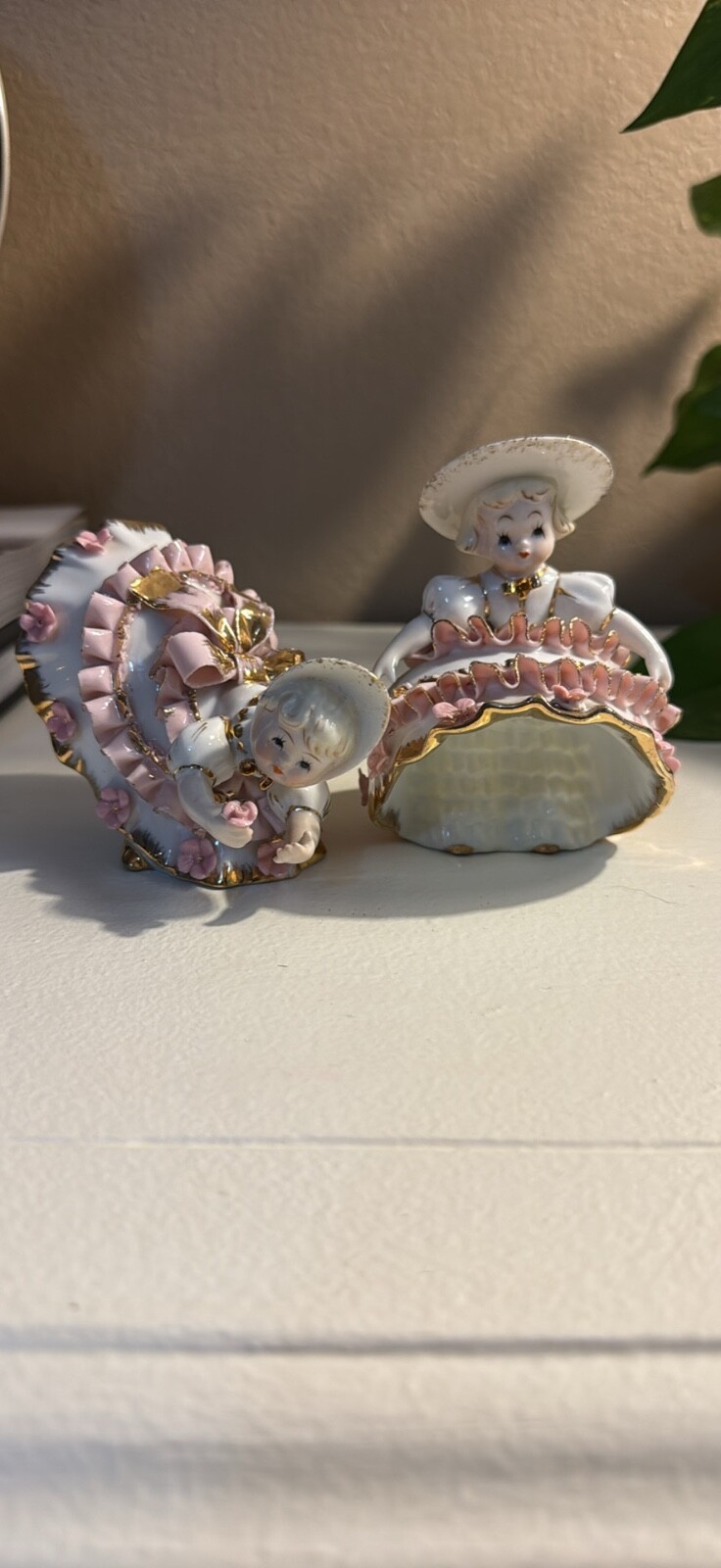 Lefton Bloomer Girls Vintage Figurines Charming Collectible Pieces for Display