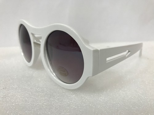 WY50 Round Shaped Double Nose-bridge Retro Women Sunglasses Wholesale 12 Pair - Picture 4 of 6