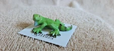 LITTLE CRITTERZ Green Iguana "Shred" Miniature Figurine New FREE SHIPPING LC334
