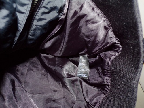 H&M Men’s Black Full Zip Bomber Jacket medium MR - Picture 7 of 8