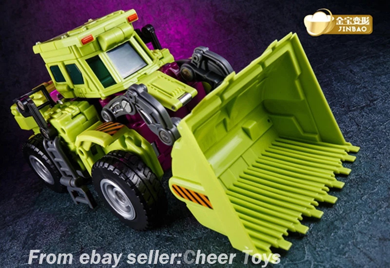 Jinbao Devastator Decepticons Juguete de Gran Tamaño Mixmaster Pala Coche Embalaje B UPS Foto 4 de 4