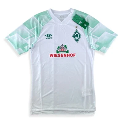 Werder Bremen Trikot Gr. S M L 2020-21 Away Shirt Umbro weiß Wiesenhof