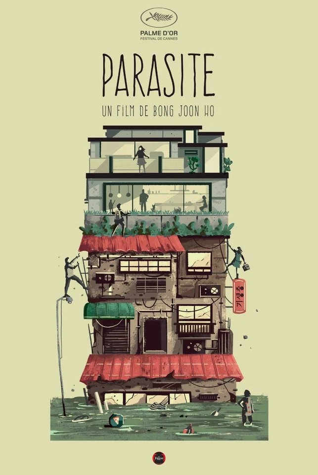 Parasite movie poster (c) - 11" x 17" inches - Bong Joon Ho