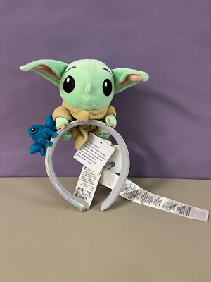 Disney Grogu Frog Ears Sequin Bow Handmade Ready to Ship - the Child Snack Mouse Ears - Baby Yoda  main image 4
