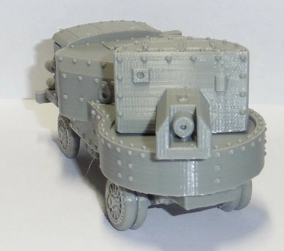28mm 1/56 3D printed WWI Russian Civil War VBCW Garford-Putilov Armoured Car - Image 4 of 4