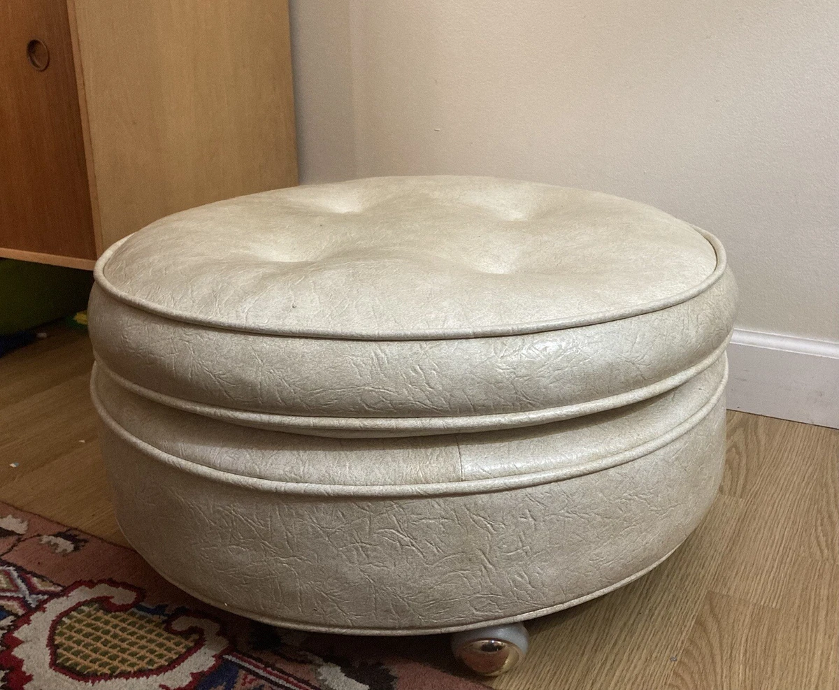 Footstool with Wheels