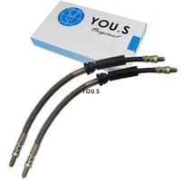 2 X You.S Original Bremsschlauch Vorderachse Beidseitig FüR Ford Courier Kasten
