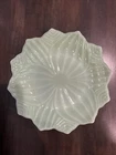 Vintage Fire King Jadeite Lotus Blossom Leaf Salad Plate Dish 8"