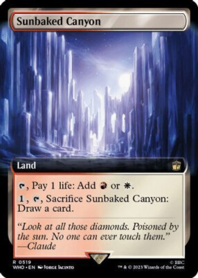 MTG　サージfoil英語　灼陽大峡谷　ドクターフー　WHO サージFOIL)(フルアート)ウォードクター/The War Doctor《日本語