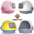 Covered Litter Tray Box Hooded Privacy Cat Pet Toilet 56x48x39cm