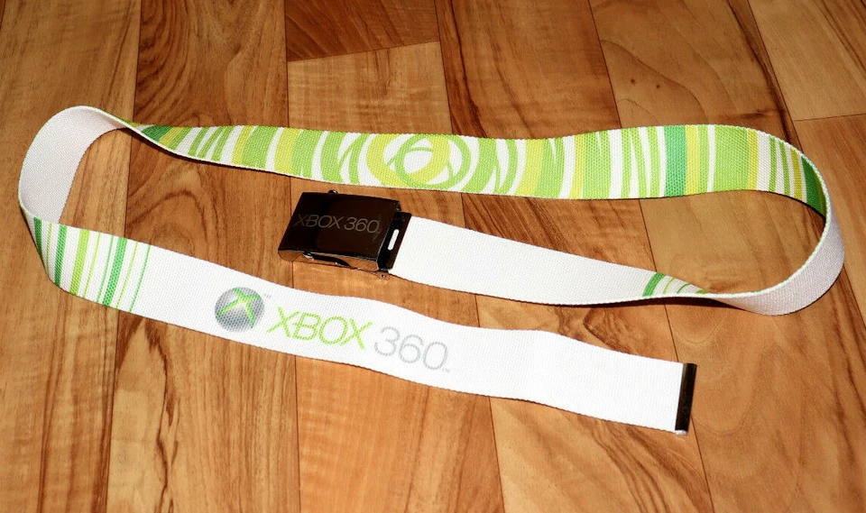 Cinturón Xbox 360 Promo Vintage Raro Antiguo Juego Coleccionable para Jugadores Foto 2 de 4
