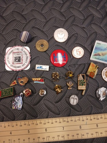 Vintage Pins Lot Button Lot Junk Drawer Lot Pin Push Pins Lot - Picture 6 of 20