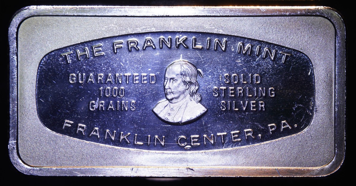 1972 Commerce Bank Kansas City Missouri Franklin Mint 2oz 925