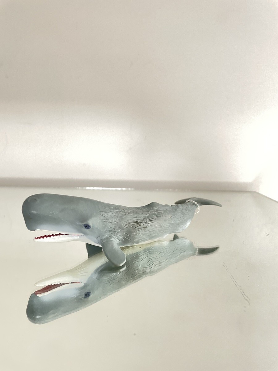 Vintage 1998 Safari Ltd 8-inch SPERM WHALE Wild Safari Gray | eBay