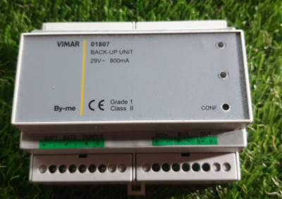 VIMAR By-me : 01807 Back-Up UNIT 29V~ 800mA, Grade 1, Class II,