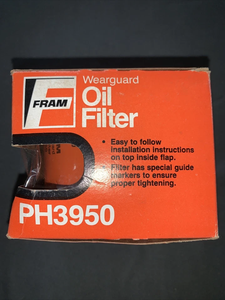 Filtro de aceite FRAM PH3950 PIEZA VINTAGE NUEVO EN CAJA Foto 2 de 4