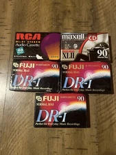 Fuji Maxell RCA 60- & 90-Minutes Cassettes Factory Sealed NEW Lot of 5