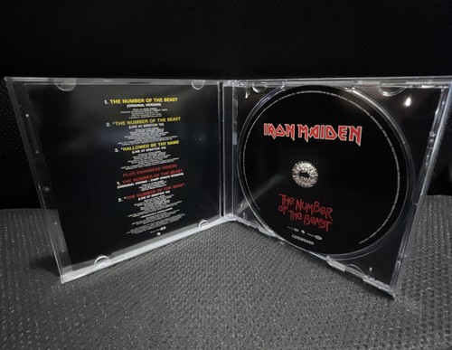 IRON MAIDEN cd single THE NUMBER OF THE BEAST ENHANCED CD MAXI CD - Foto 3 di 4