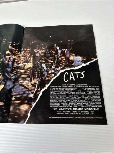 CATS The Musical Broadway Souvenir Program Vintage 1987 - Picture 5 of 18