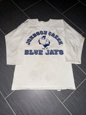 Vintage 70 s Russell Athletic Gold Label White Cotton/Poly Football Jersey Med