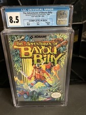 The Adventures Of Bayou Billy NES CGC 8.5 Complete in Box