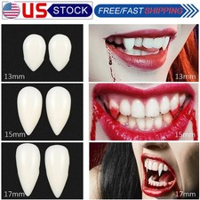 Halloween Vampire Teeth, 1-3 Pairs Horror False Teeth for Cosplay Dentures Party