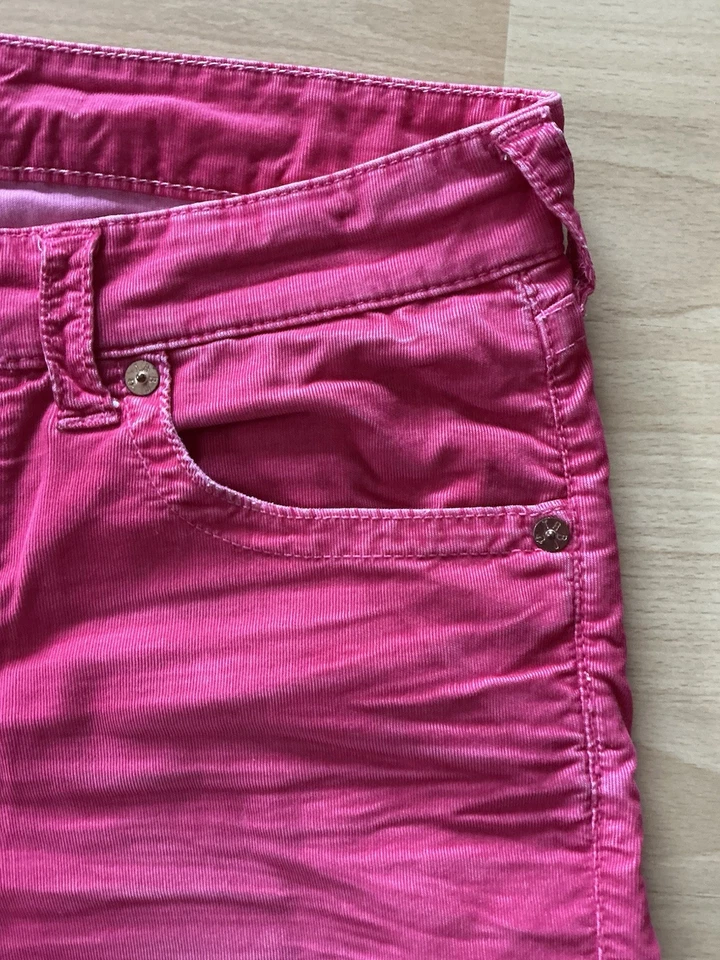 TRUE RELIGION Stretch-Cordhose, Modell GENO, rot, Größe 32 - Bild 4 von 4