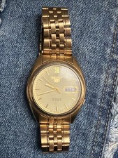 Seiko 5 Sports Gold Men's Watch