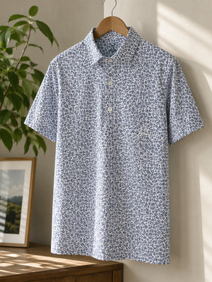  Rhoback The Roll Of The Dice Men Polo White Moisture Wicking Performance Top