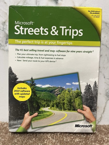 Microsoft Streets & Trips 2009 Manual PC DVD Mapping Tool Software - Bild 5 von 6