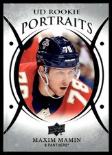 2018-19 Upper Deck UD Portraits Maxim Mamin RC #P-82