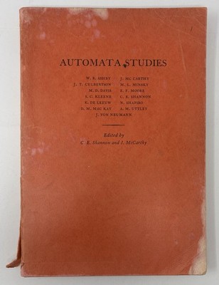 Automata Studies Number 34 Shannon McCarthy J. Von Neumann Book 1958 Vintage