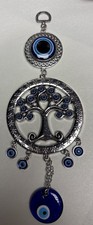 Turkish Blue Evil Eye Tree Of Life Hanging Decor Wind Chime