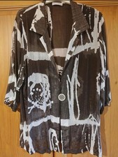 St. CLOUD Abendjacke Jacke Blazer Abendblazer Bluse Tunika Gr 48 TOP! Glänzend