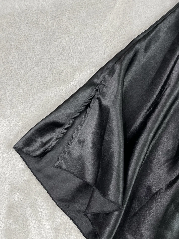 Dreamgirl Lencería Íntimates Negro Tirantes Vestido Sin Mangas Para Mujer’s 1X/2X Espalda Abierta Foto 3 de 4