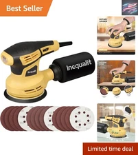 Versatile 5-Inch Orbital Sander with Powerful Motor & Dust-Free Operation