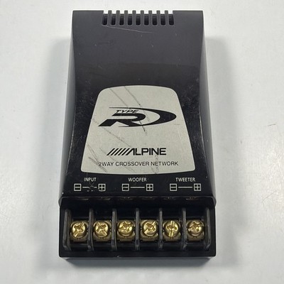 Alpine Type R 2-Way Car Audio Crossover for Components Mid & Tweeters Tested
