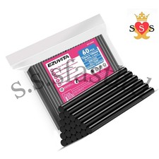 Black Mini Hot Glue Sticks Set(60 Pack), 100mm Long x 7mm Diameter EACH 0.17 per stick