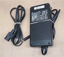 OEM Dell 330W AC Adapter Model HA330PM220 w/ Power Cable - Tested  Working 